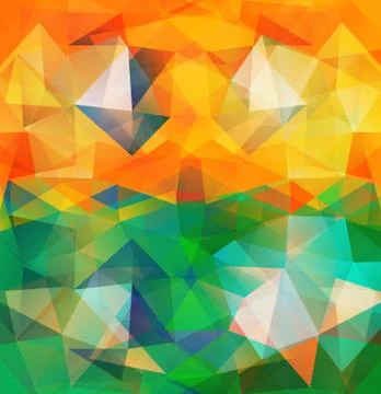 Triangle background. Pattern of geometric shapes Stock Illustration