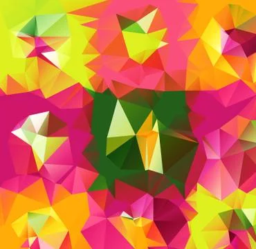 Triangle background. Pattern of geometric shapes Stock Illustration