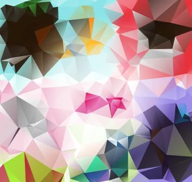 Triangle background. Pattern of geometric shapes Stock Illustration