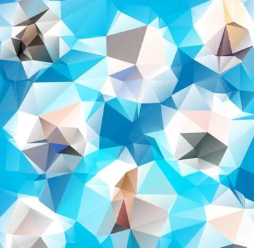 Triangle background. Pattern of geometric shapes Stock Illustration