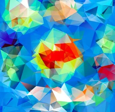 Triangle background. Pattern of geometric shapes Stock Illustration