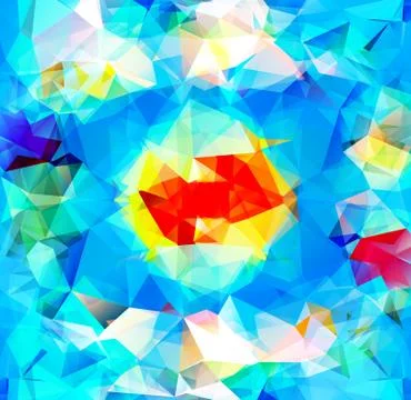Triangle background. Pattern of geometric shapes Stock Illustration
