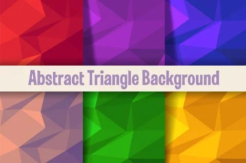Triangle background pattern 스톡 일러스트