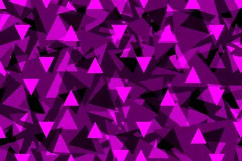 Triangle background - purple, Stock Illustration