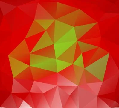 Triangle background. red polygons. Stock Illustration
