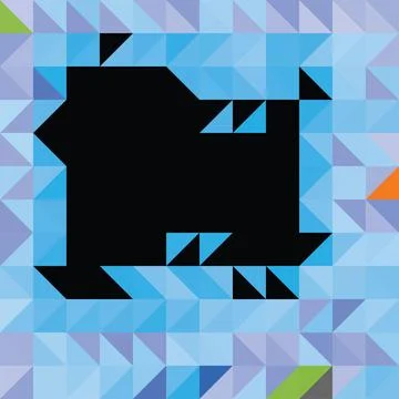 Triangle background vector blue triangle background vector Copyright: xZoo... Stock Photos