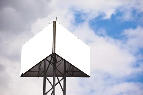 Triangle billboard Stock Photos
