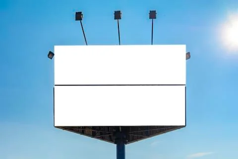 Triangle billboard Stock Photos
