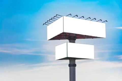 Triangle billboard Stock Photos