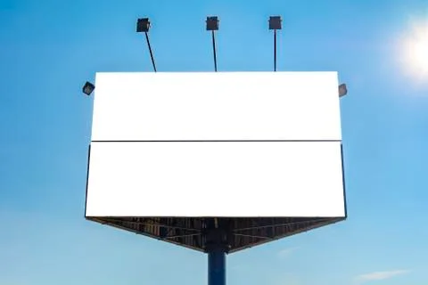 Triangle billboard Stock Photos
