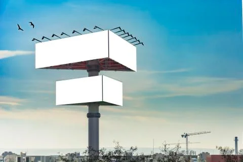 Triangle billboard Stock Photos