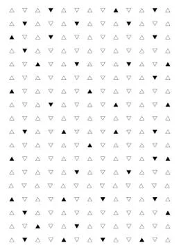 Triangle black and white background. Vector modern pattern with black triangl 스톡 일러스트