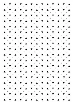 Triangle black and white background. Vector modern pattern with black triangl Stock Illustration
