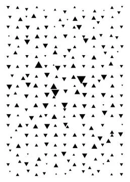 Triangle black and white background. Vector modern pattern with black triangl Illustrazione stock