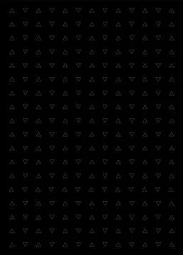 Triangle black and white background. Vector modern pattern with white triangl Stock Illustration