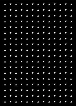 Triangle black and white background. Vector modern pattern with white triangl Illustrazione stock