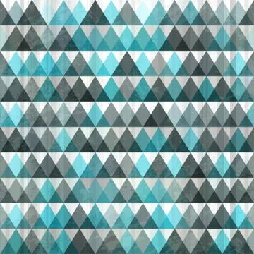 Triangle blue seamless Stock Illustration