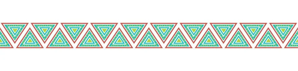 Triangle Border Design Illustrazione stock