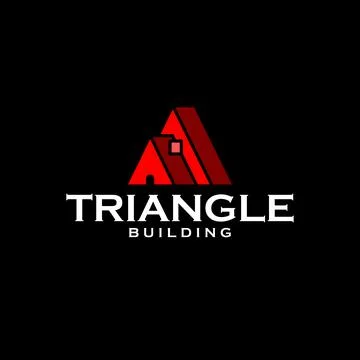 Triangle Building Logo Stock Illustration