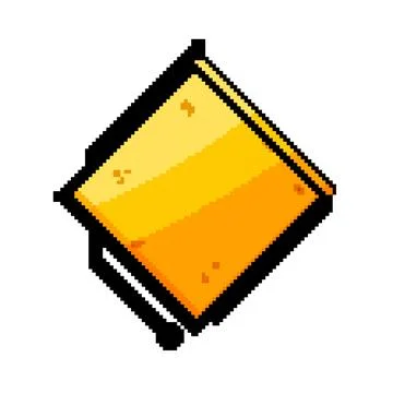 Triangle callout shapes pixel art vector illustration Illustrazione stock