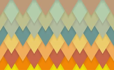 Triangle chevrons art deco pattern background Stock Illustration