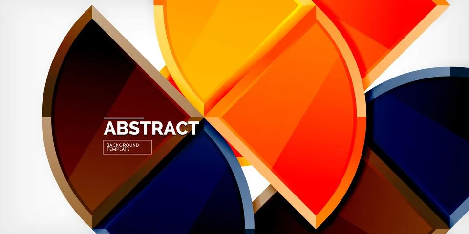 Triangle circles background. Vector Illustration For Wallpaper, Banner Stock Illustration