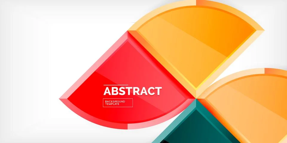 Triangle circles background. Vector Illustration For Wallpaper, Banner Illustrazione stock