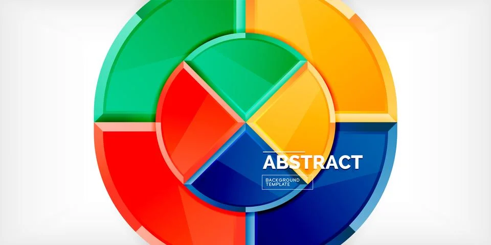 Triangle circles background. Vector Illustration For Wallpaper, Banner Stock Illustration