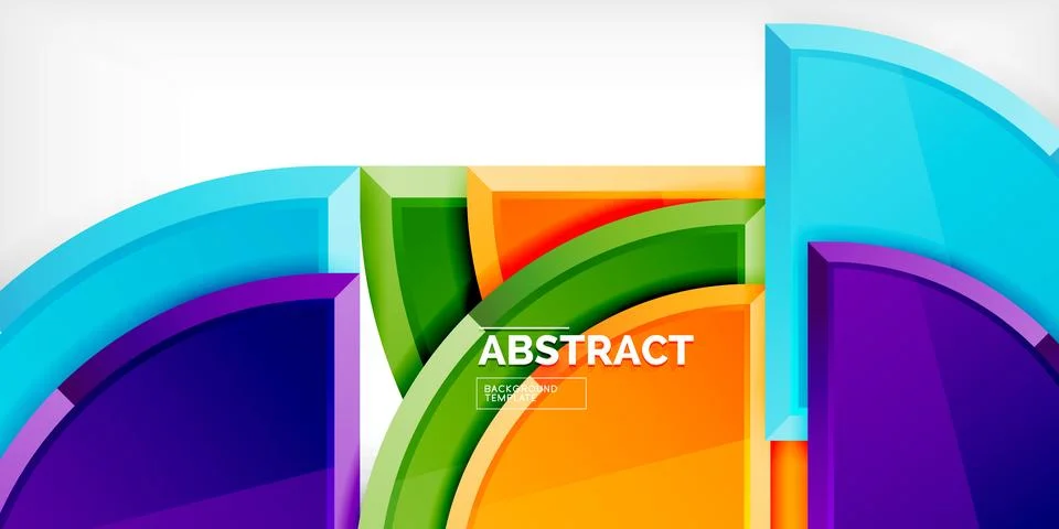 Triangle circles background. Vector Illustration For Wallpaper, Banner Stock Illustration