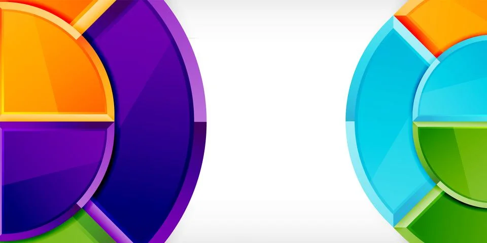 Triangle circles background. Vector Illustration For Wallpaper, Banner Stock Illustration