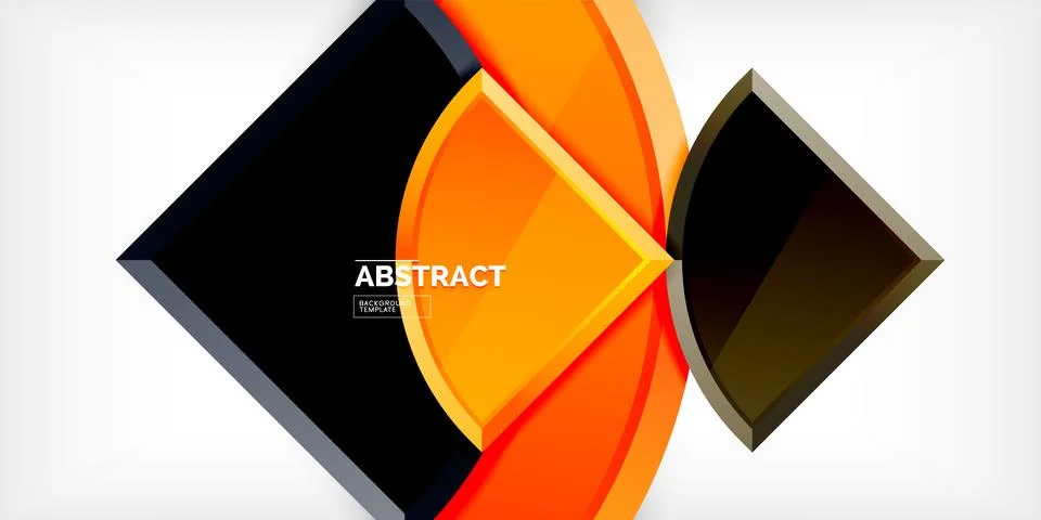 Triangle circles background. Vector Illustration For Wallpaper, Banner Stock Illustration