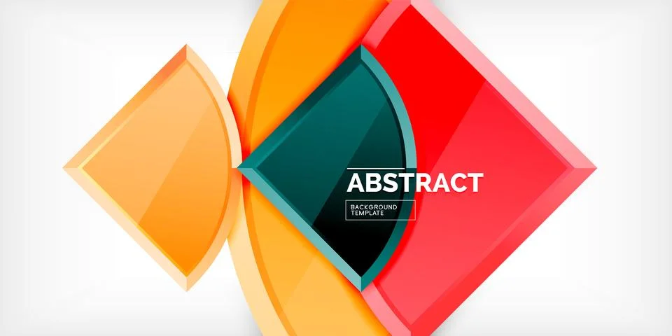 Triangle circles background. Vector Illustration For Wallpaper, Banner Stock Illustration