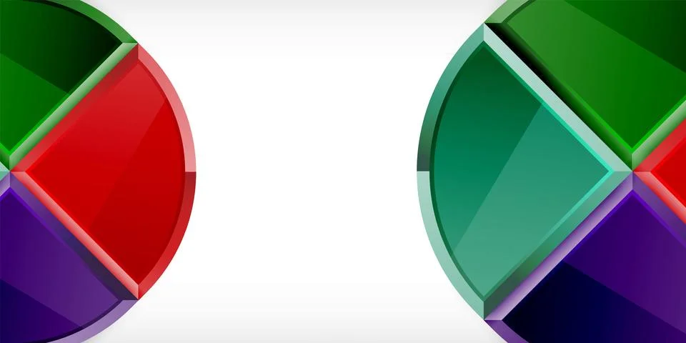 Triangle circles background. Vector Illustration For Wallpaper, Banner Stock Illustration