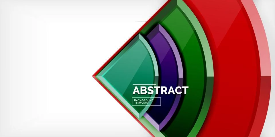 Triangle circles background. Vector Illustration For Wallpaper, Banner Stock Illustration