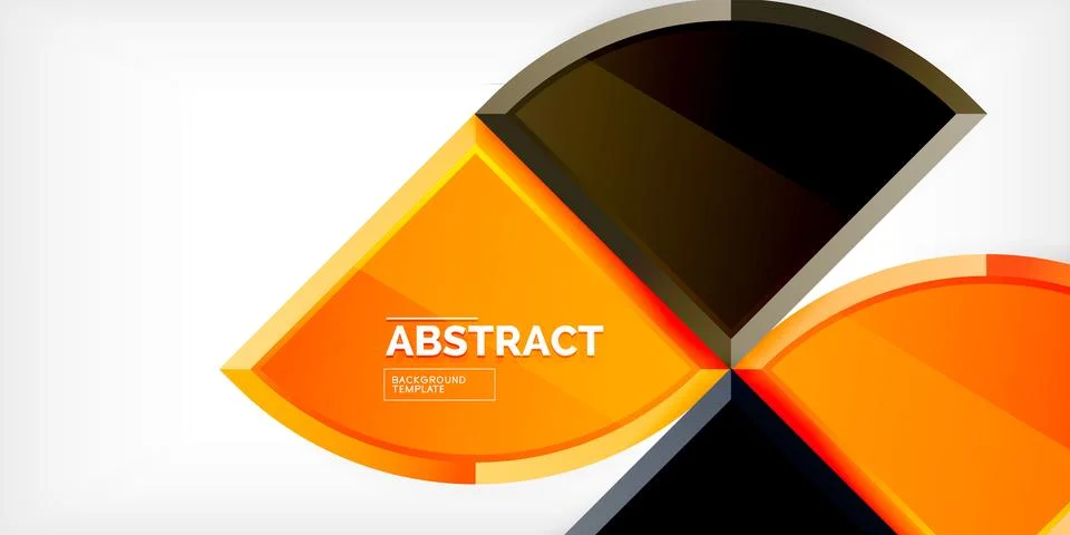 Triangle circles background. Vector Illustration For Wallpaper, Banner Stock Illustration