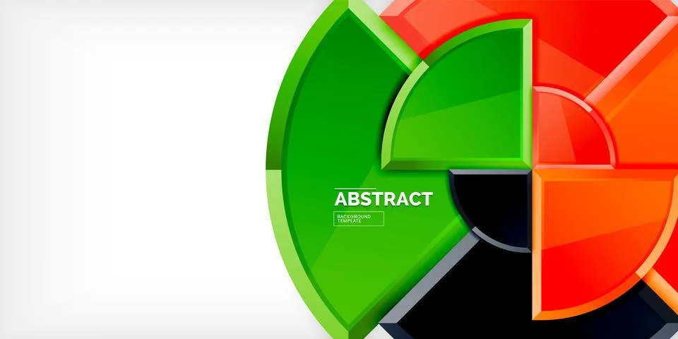 Triangle circles background. Vector Illustration For Wallpaper, Banner Stock Illustration