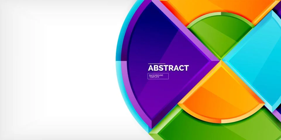 Triangle circles background. Vector Illustration For Wallpaper, Banner Stock Illustration