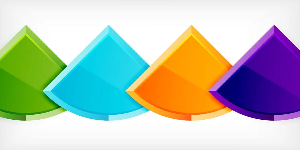 Triangle circles background. Vector Illustration For Wallpaper, Banner Illustrazione stock