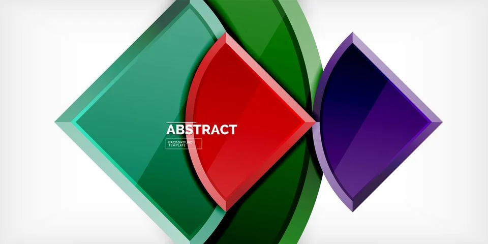 Triangle circles background. Vector Illustration For Wallpaper, Banner Illustrazione stock