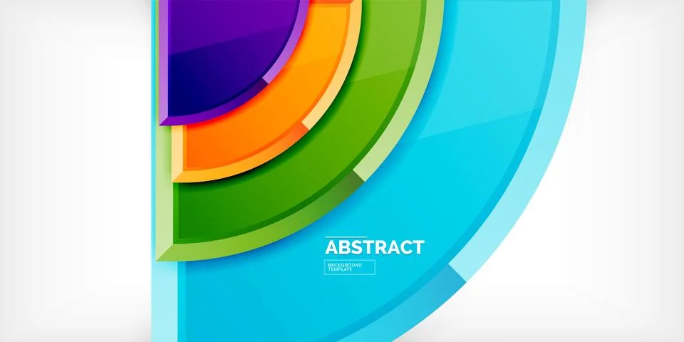 Triangle circles background. Vector Illustration For Wallpaper, Banner Stock Illustration