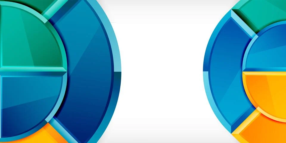 Triangle circles background. Vector Illustration For Wallpaper, Banner Stock Illustration