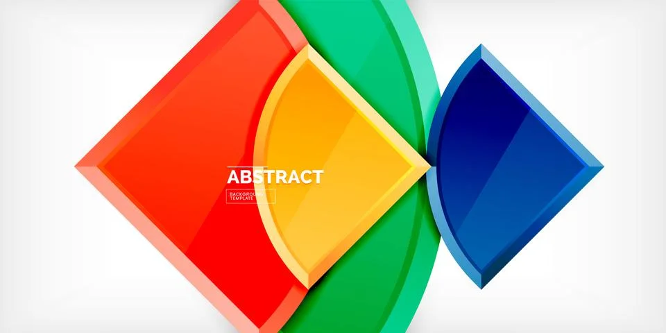 Triangle circles background. Vector Illustration For Wallpaper, Banner Illustrazione stock