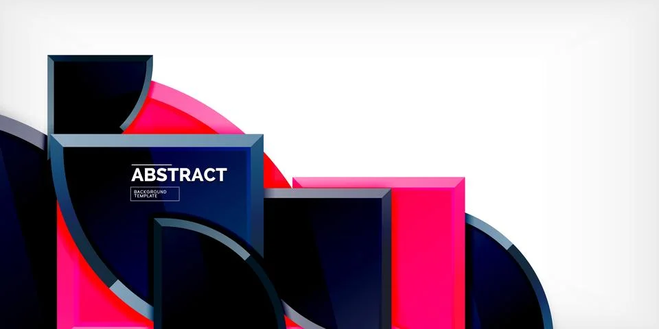 Triangle circles background. Vector Illustration For Wallpaper, Banner Stock Illustration