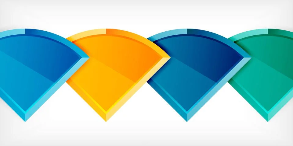 Triangle circles background. Vector Illustration For Wallpaper, Banner Stock Illustration