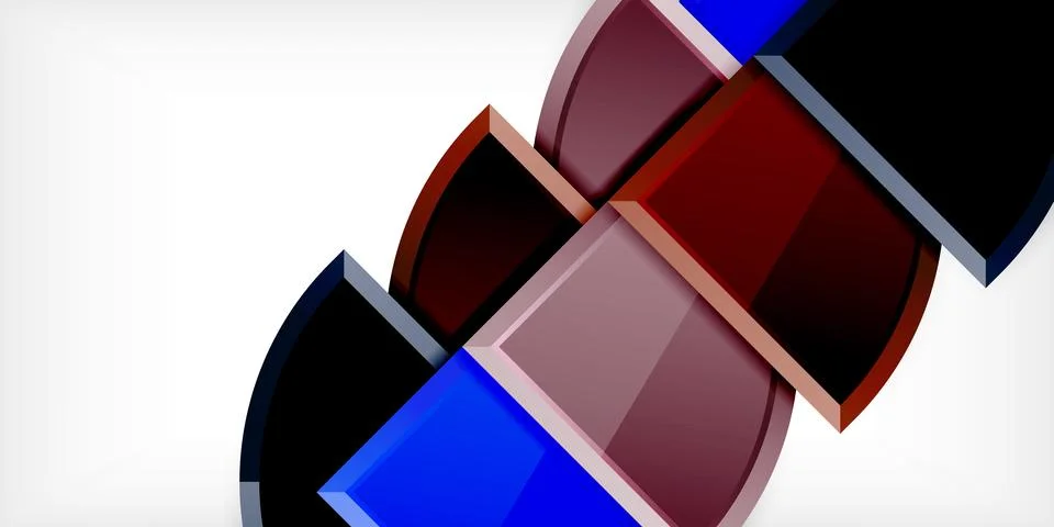 Triangle circles background. Vector Illustration For Wallpaper, Banner Stock Illustration