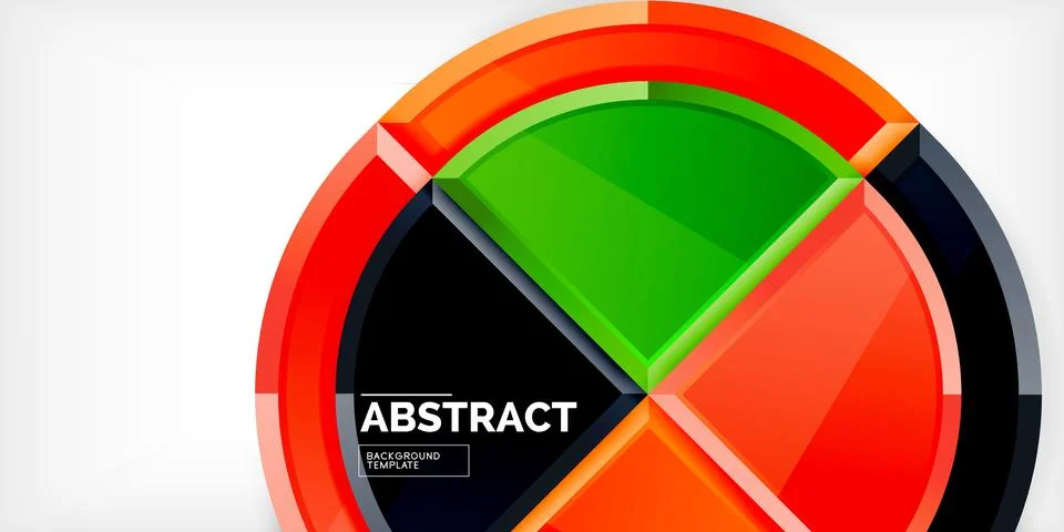 Triangle circles background. Vector Illustration For Wallpaper, Banner イラスト素材