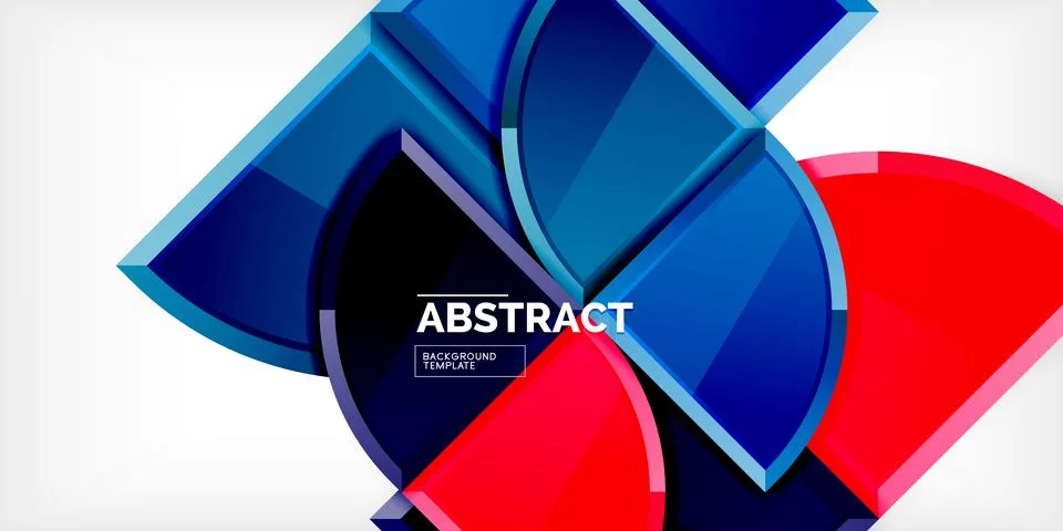 Triangle circles background. Vector Illustration For Wallpaper, Banner Stock Illustration