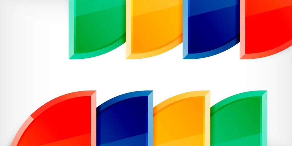 Triangle circles background. Vector Illustration For Wallpaper, Banner イラスト素材