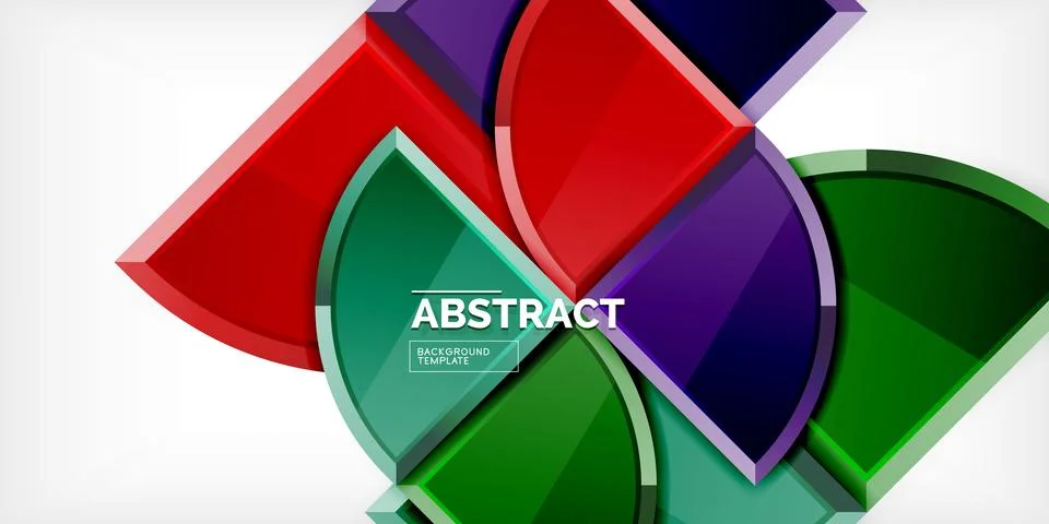 Triangle circles background. Vector Illustration For Wallpaper, Banner 스톡 일러스트