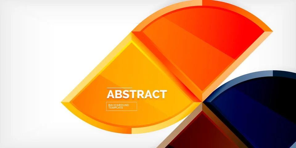 Triangle circles background. Vector Illustration For Wallpaper, Banner Stock Illustration